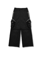 FFFPOSTALSERVICE Diffraction Convertible Cargo Trousers Black