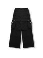 FFFPOSTALSERVICE Diffraction Convertible Cargo Trousers Black