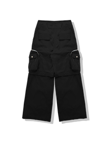 FFFPOSTALSERVICE Diffraction Convertible Cargo Trousers Black