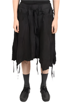 ænrmòus Double Layer Shorts Black