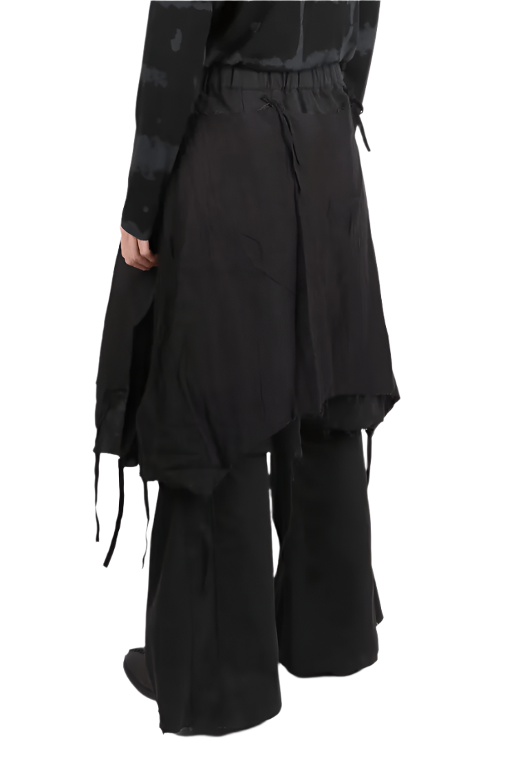 ænrmòus Double Layer Shorts Black