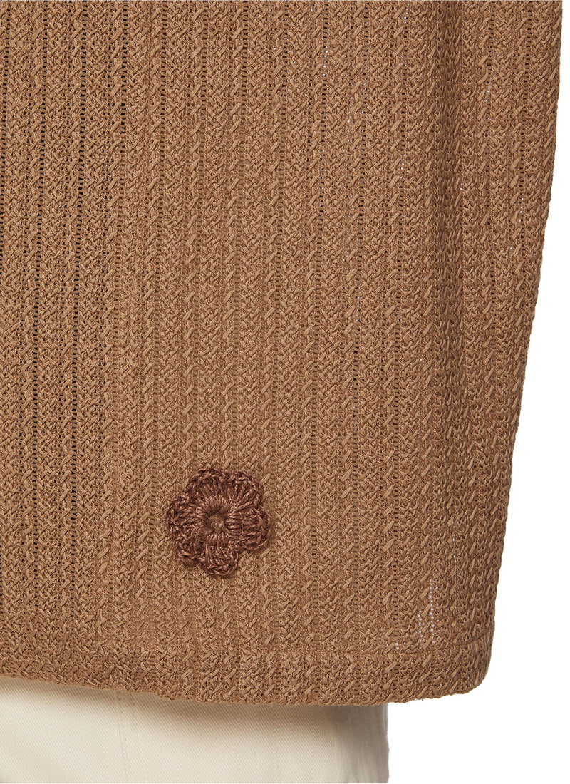 Song for the Mute Daisy Zip Up Gym Shirt Sand