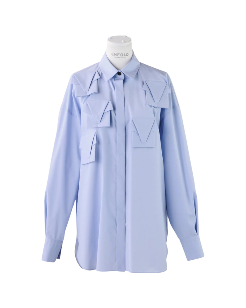 Enfold Motif Shirt Light Purple