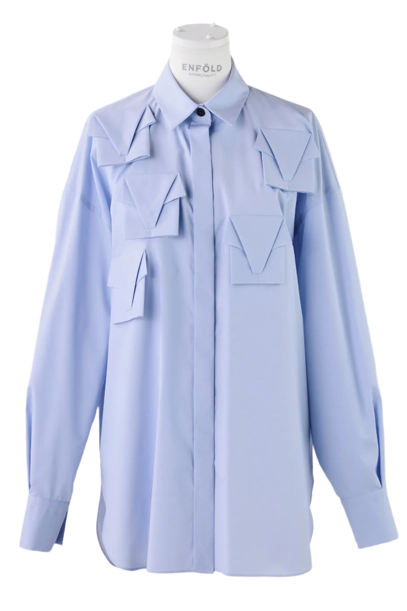Enfold Motif Shirt Light Purple