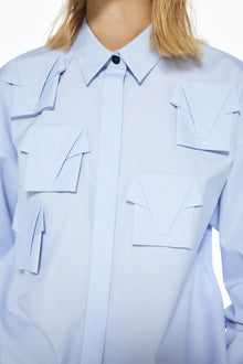 Enfold Motif Shirt Light Purple