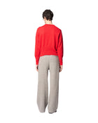 Omar Afridi Elipse Henry Neck Red