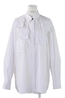 Enfold Motif Shirt White