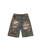 424 Big Daddy Denim Shorts Blue