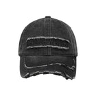 FengChenWang Black Washed Denim Baseball Cap