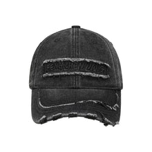 FengChenWang Black Washed Denim Baseball Cap