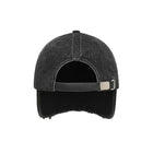 FengChenWang Black Washed Denim Baseball Cap