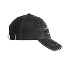 FengChenWang Black Washed Denim Baseball Cap