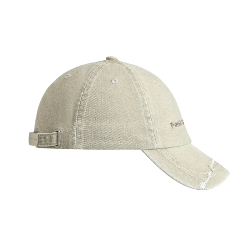 FengChenWang Beige Baseball Cap