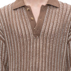 FengChenWang Oversized Knit Polo