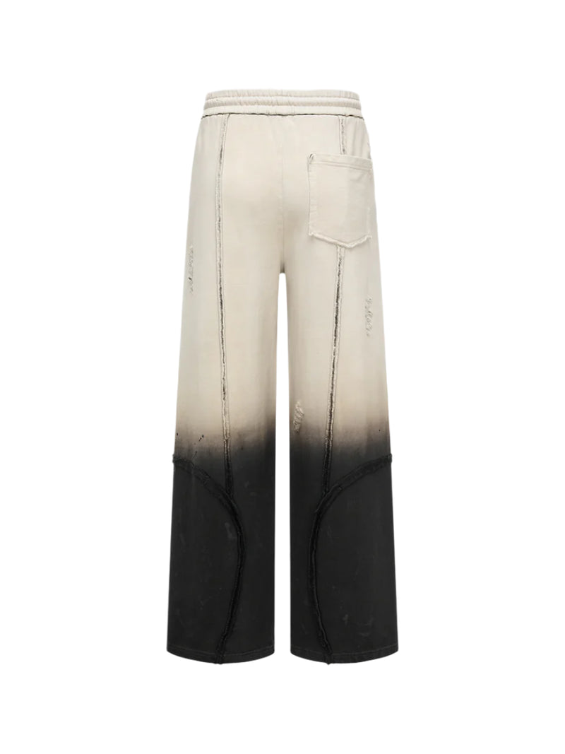 FengChenWang Gradient Washed Deconstruction Sweatpants