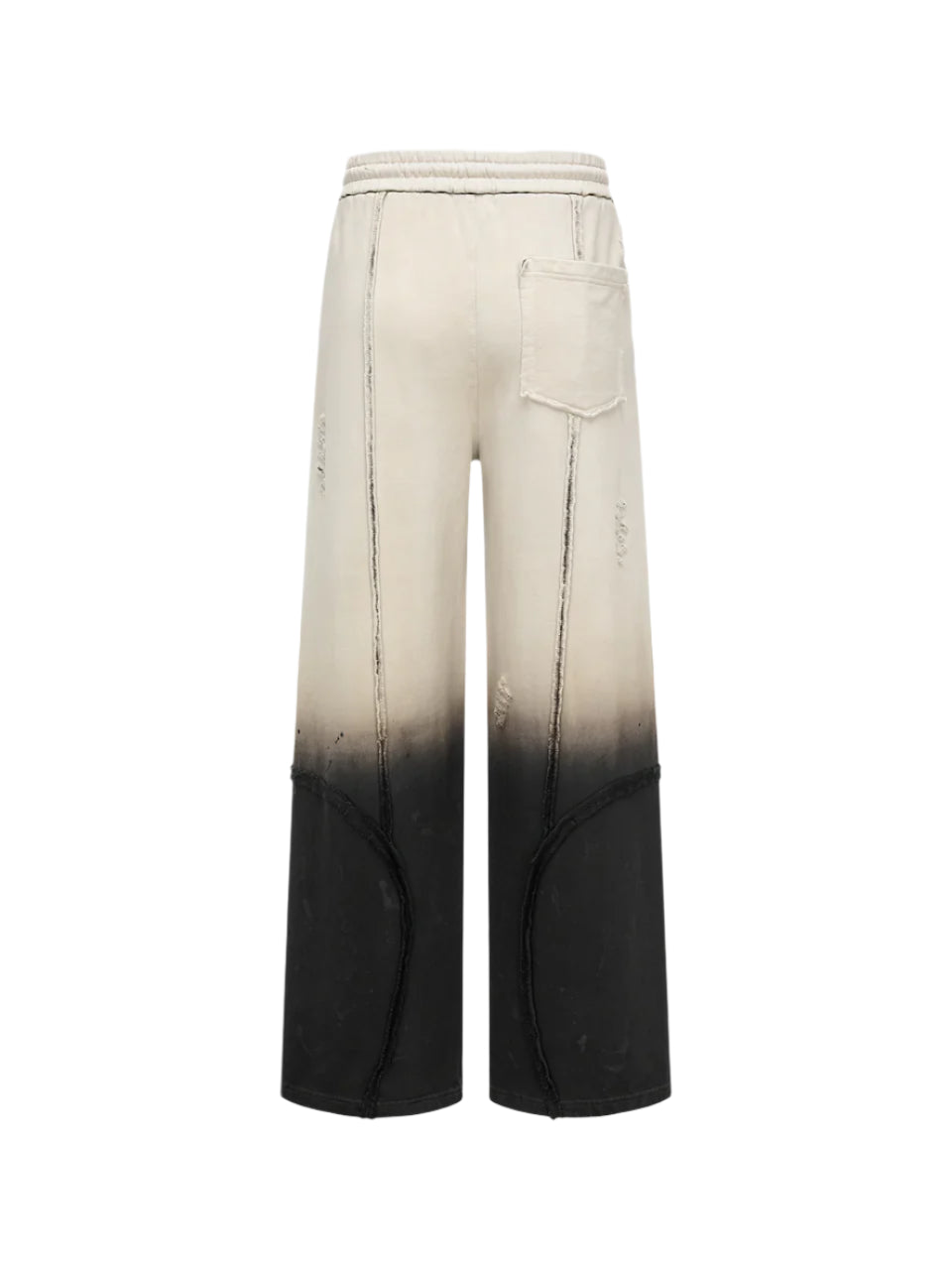FengChenWang Gradient Washed Deconstruction Sweatpants