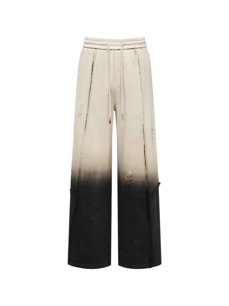 FengChenWang Gradient Washed Deconstruction Sweatpants