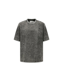 FengChenWang Tie-Dyed Panelled T-Shirt