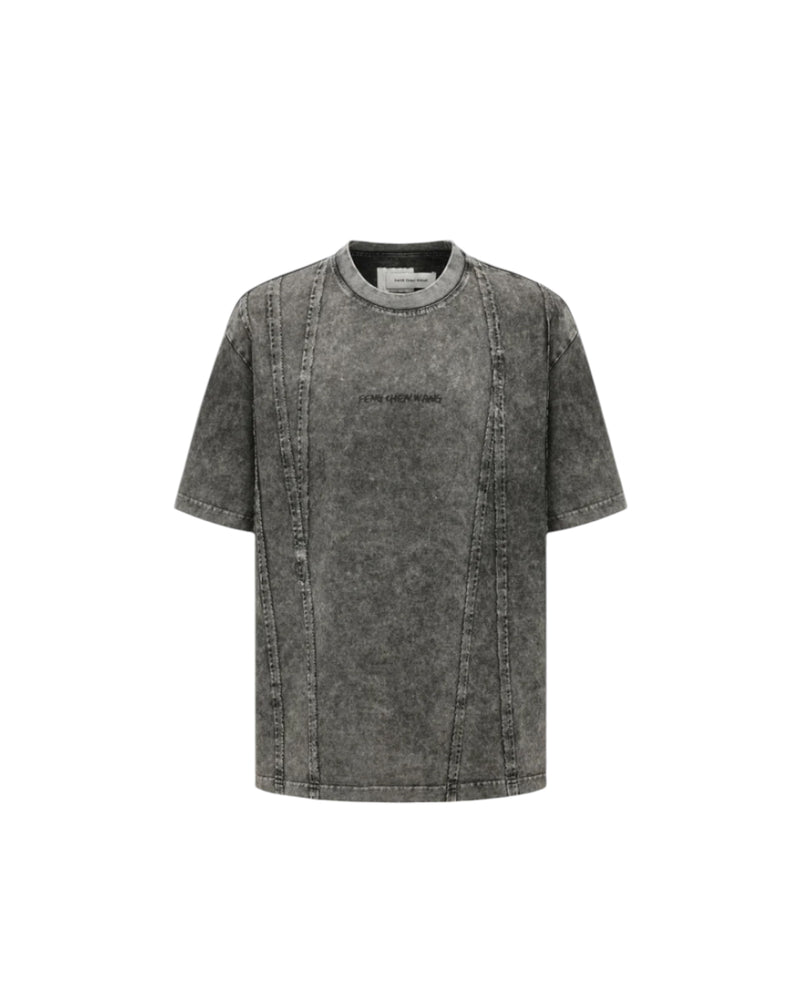 FengChenWang Tie-Dyed Panelled T-Shirt