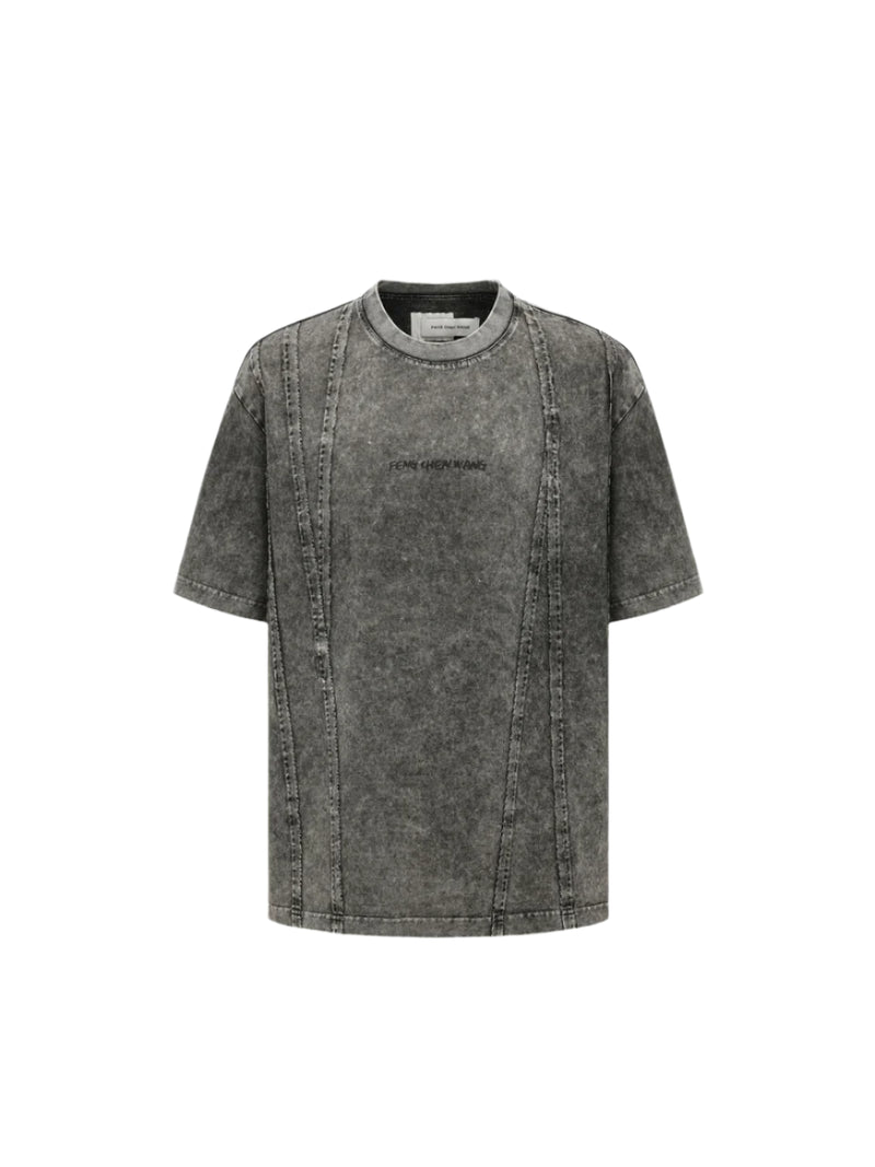 FengChenWang Tie-Dyed Panelled T-Shirt