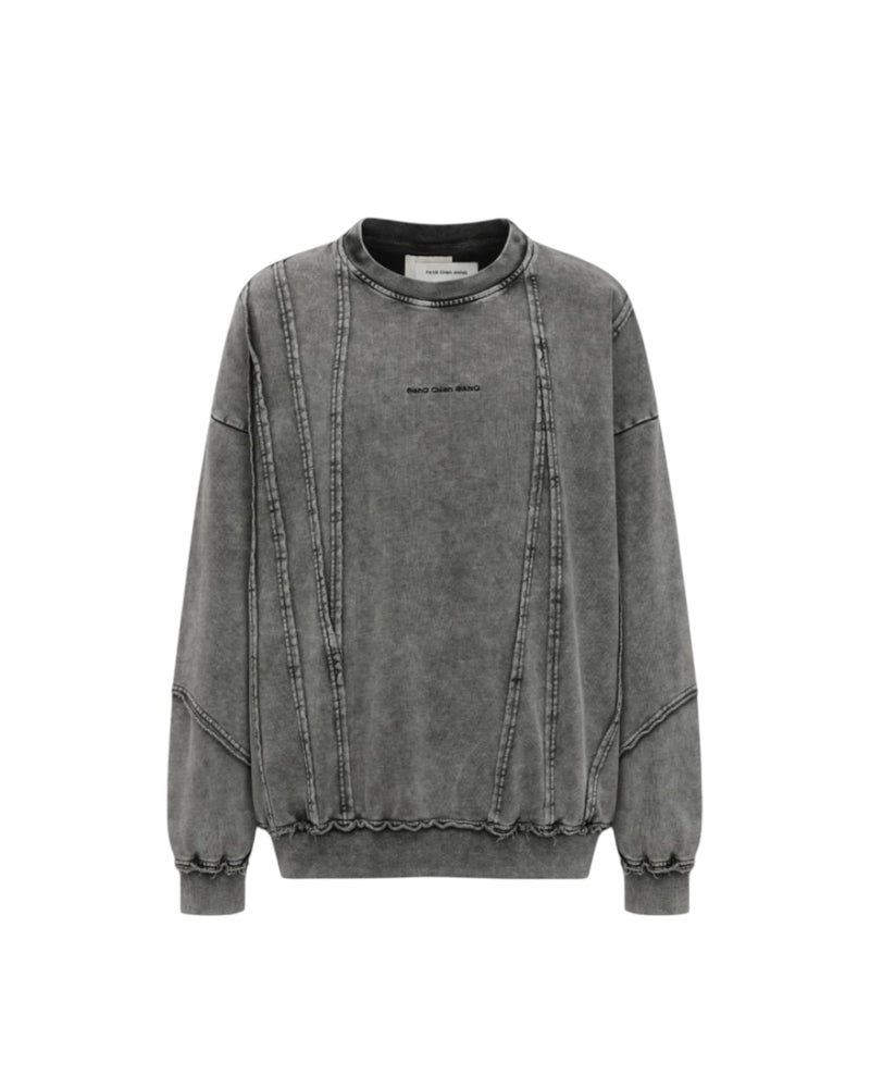 FengChenWang Tie-Dye Panelled Sweater