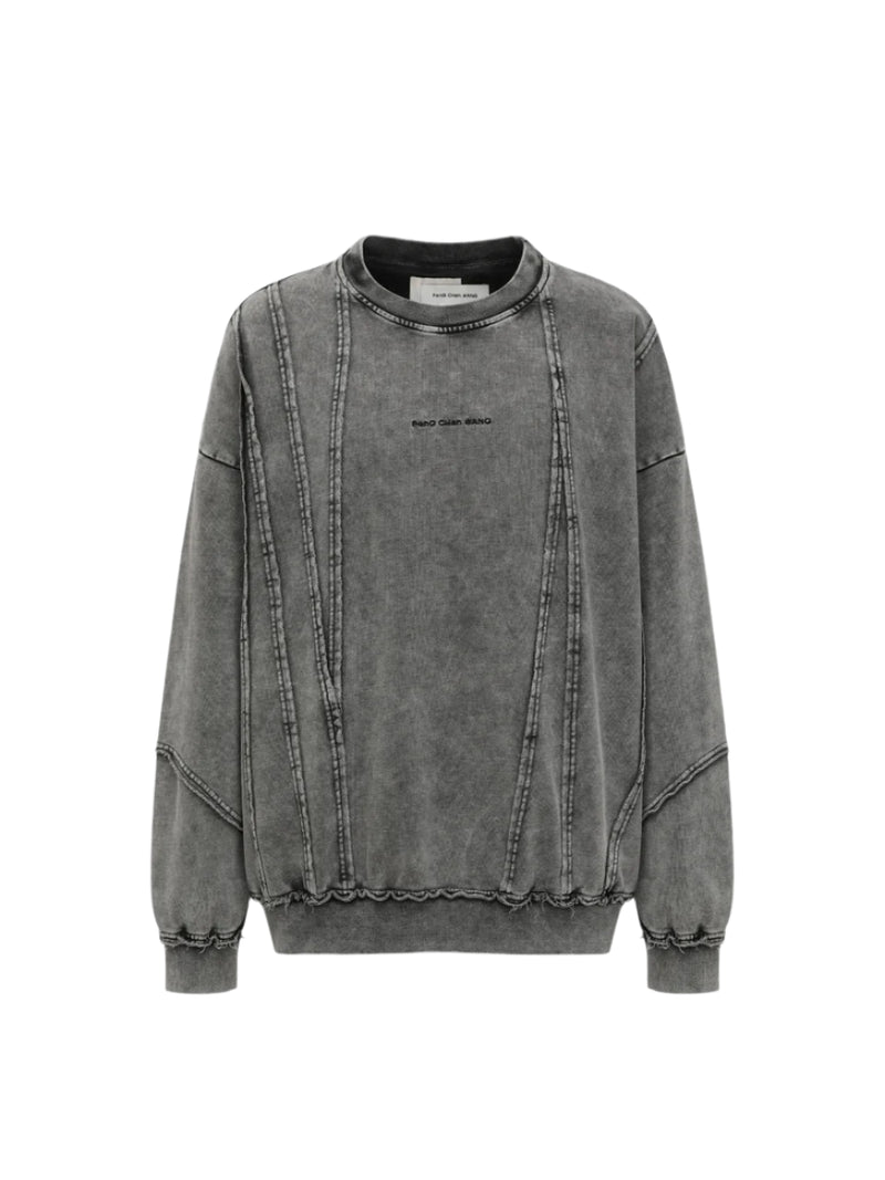 FengChenWang Tie-Dye Panelled Sweater
