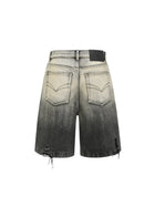 FengChenWang Denim Gradient Washed Shorts