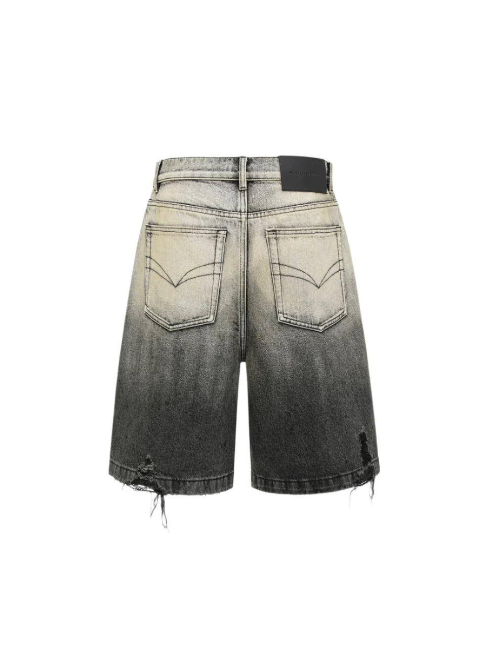 FengChenWang Denim Gradient Washed Shorts