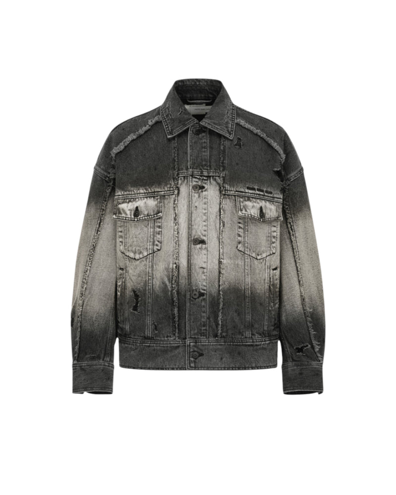 FengChenWang Denim Deconstructed Washed Jacket
