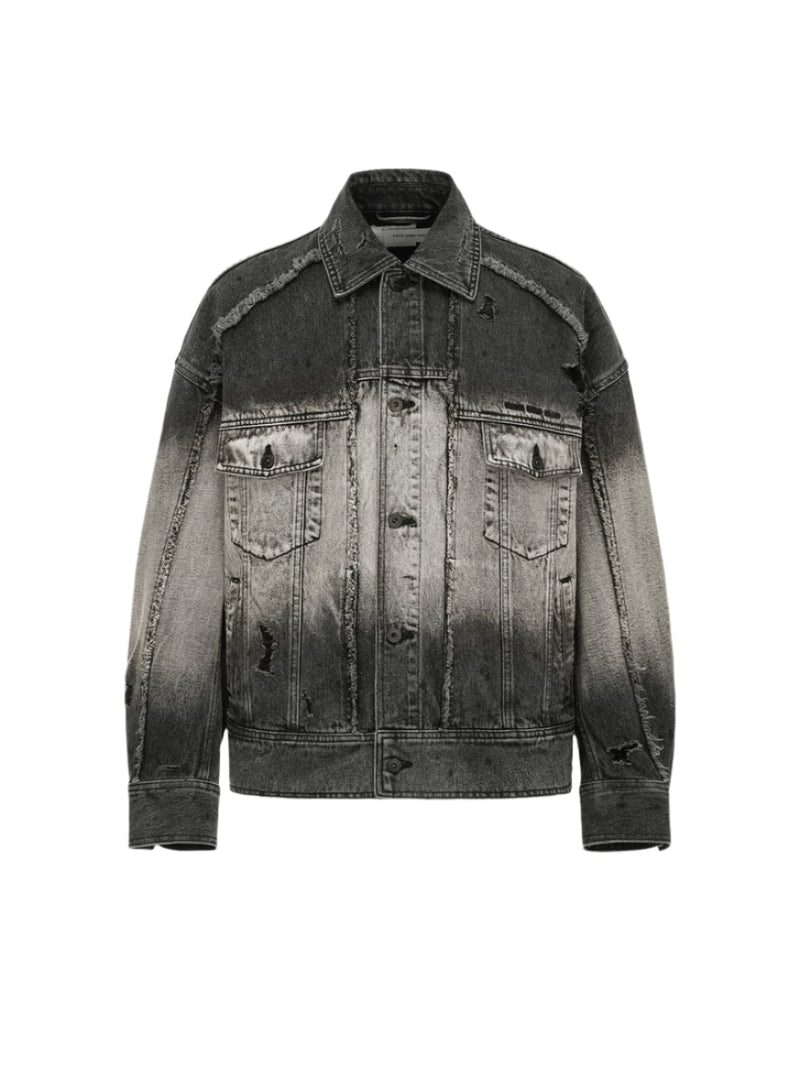 FengChenWang Denim Deconstructed Washed Jacket