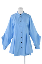 Enfold Flared Shirt Light Blue