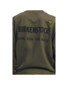 Song For The Mute x Birkenstock 'The Gardener' Crochet Flower T-Shirt Overdyed Army Green
