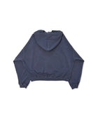 FFFPOSTALSERVICE Curved Zip Round Hem Hoodie Ghost Lilac