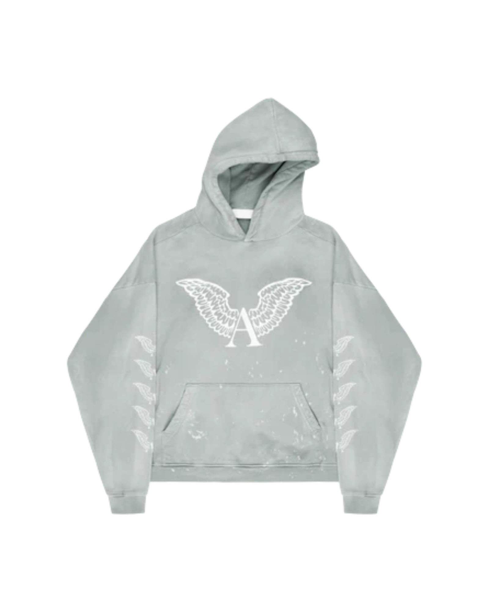 Alexander Digenova Logo Hoodie Thrashed Sky Blue