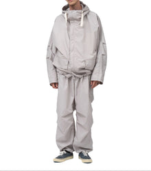 Nanamica Hooded Deck Jacket Grey Beige