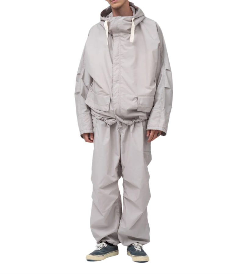Nanamica Hooded Deck Jacket Grey Beige