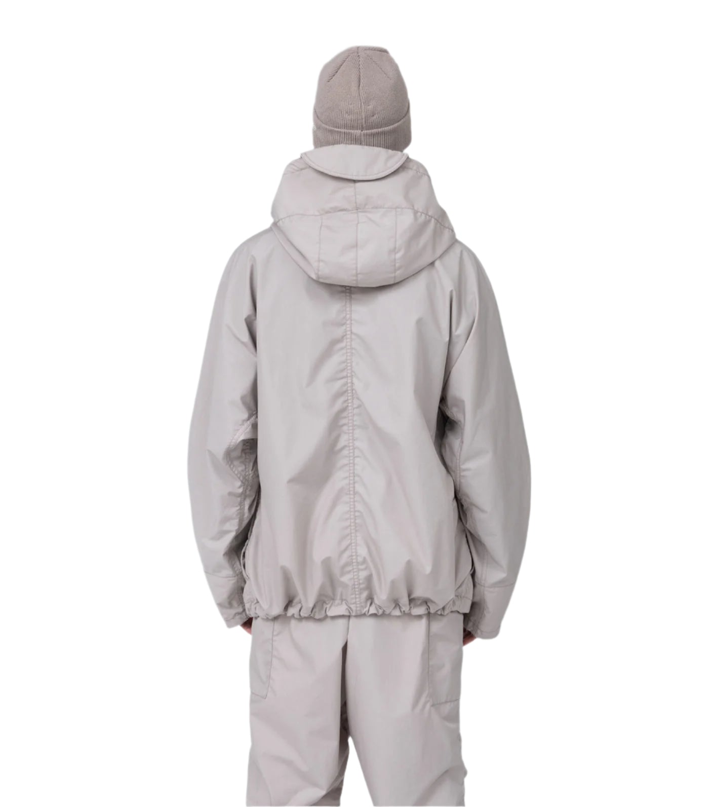 Nanamica Hooded Deck Jacket Grey Beige | VAVA STORE
