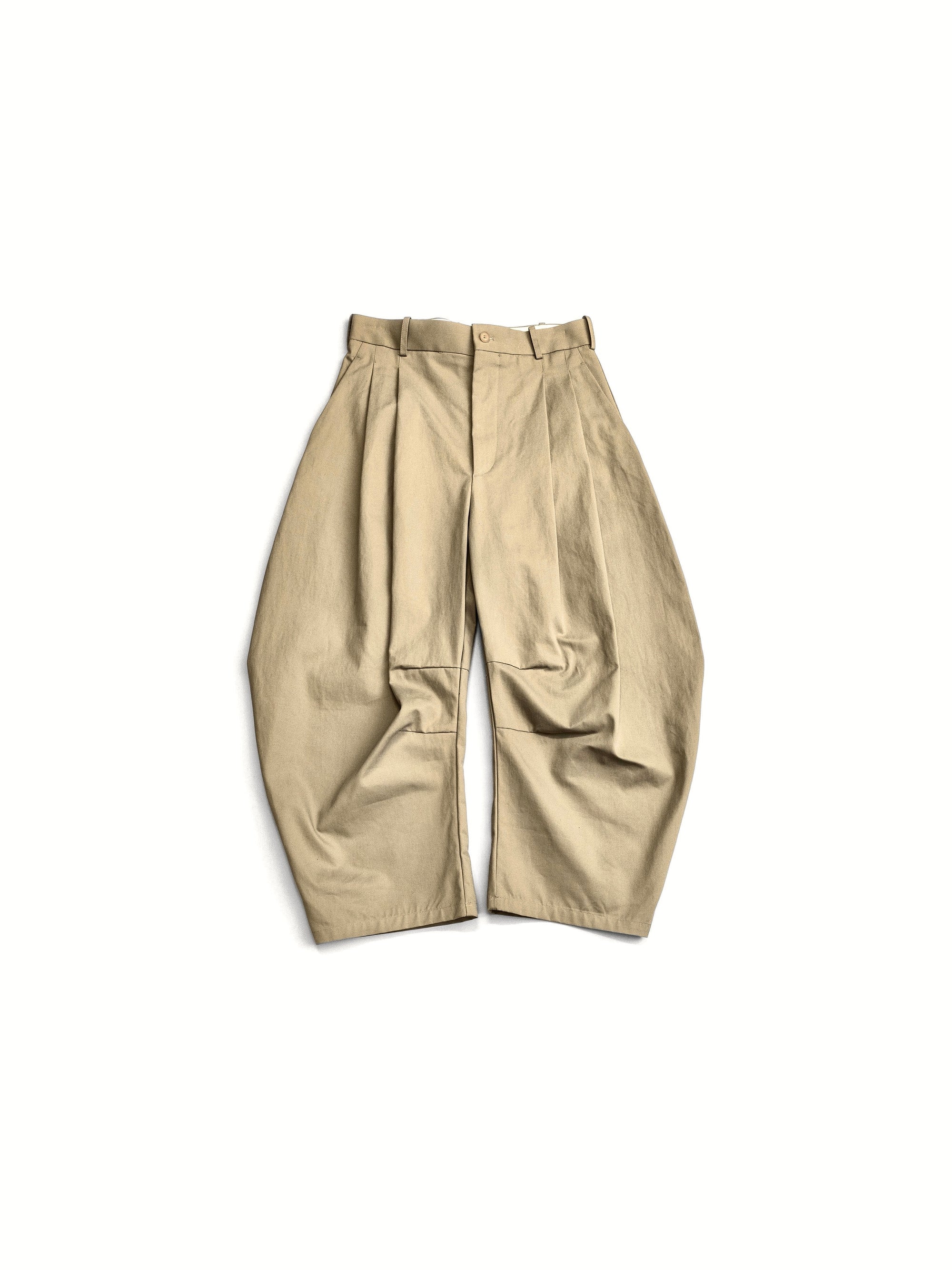 Hed Mayner Curved Leg Pants Green