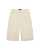 424 Big Daddy Denim Shorts White