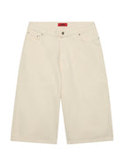 424 Big Daddy Denim Shorts White
