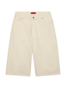 424 Big Daddy Denim Shorts White