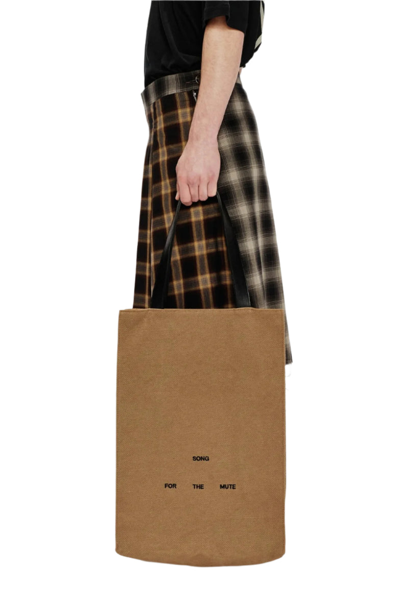 Song for the Mute Large Tote Bag Camel