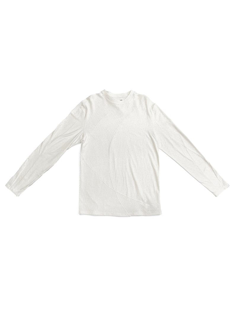 Attempt Project 11 Snapshot Long Sleeve Tee White
