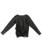 Omar Afridi Draped Long Sleeve Tee Black