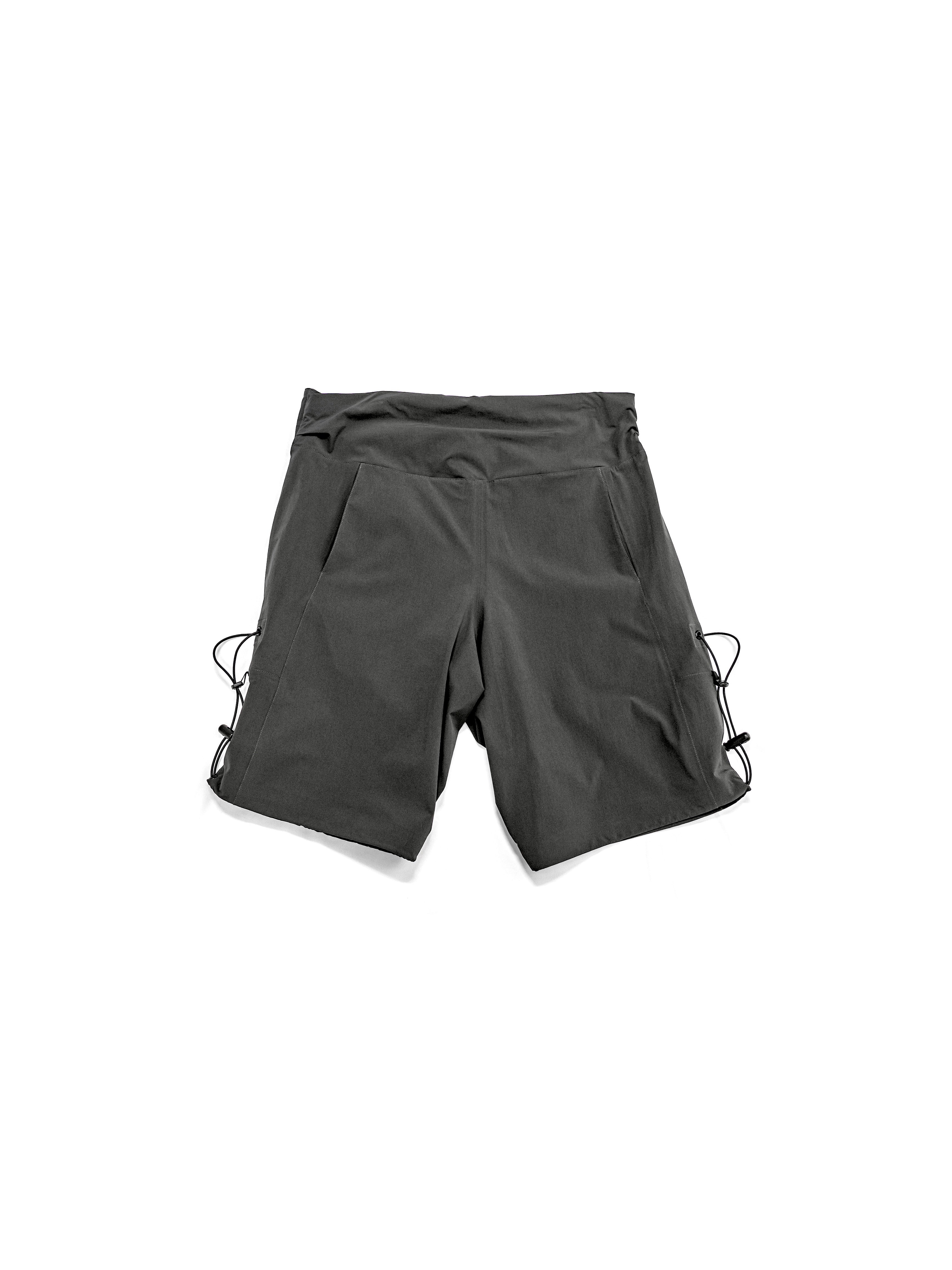 パンツ Omar Afridi 24ss Flap shorts size46 Omar Afridi Pouch Shorts Charcoal - Designer Shorts | VAVA STORE