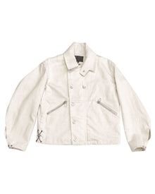 Omar Afridi Drawcord Blouson Ivory