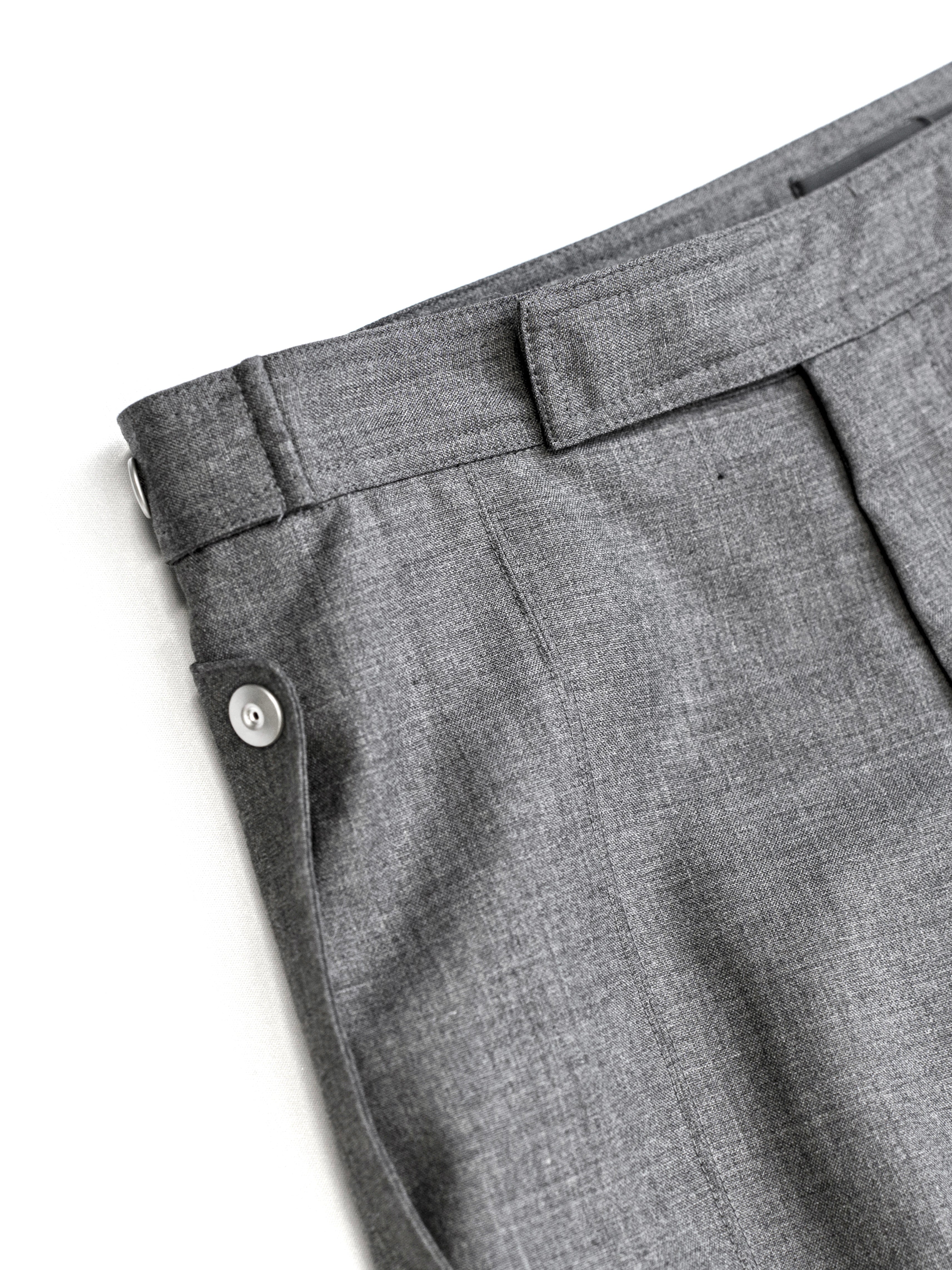 Omar Afridi Carol Trousers Ash - Designer Trousers | VAVA STORE