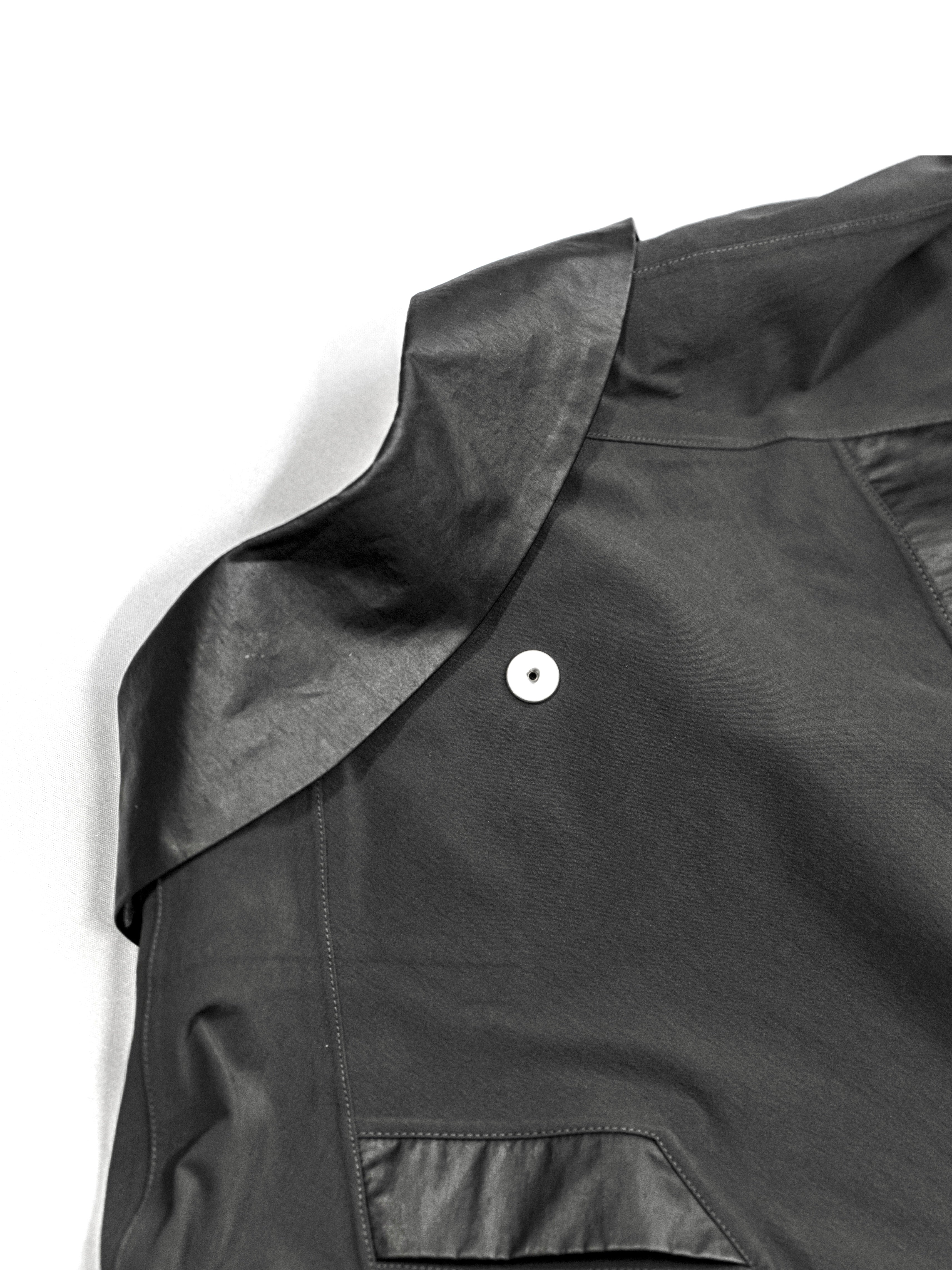 Omar Afridi Gstaad Coat Charcoal - Water Repellent Coat | VAVA STORE