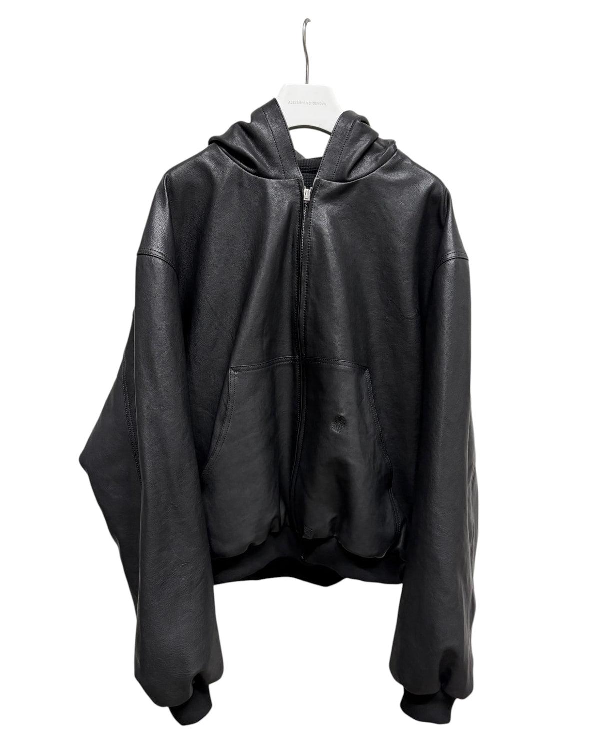 Alexander Digenova Leather Underground Jacket Black