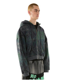 Luu Dan Wadded Hoodie Scenic Ghost Riders/Dark Smoke